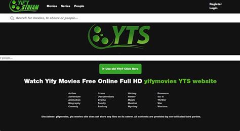 yify official website.